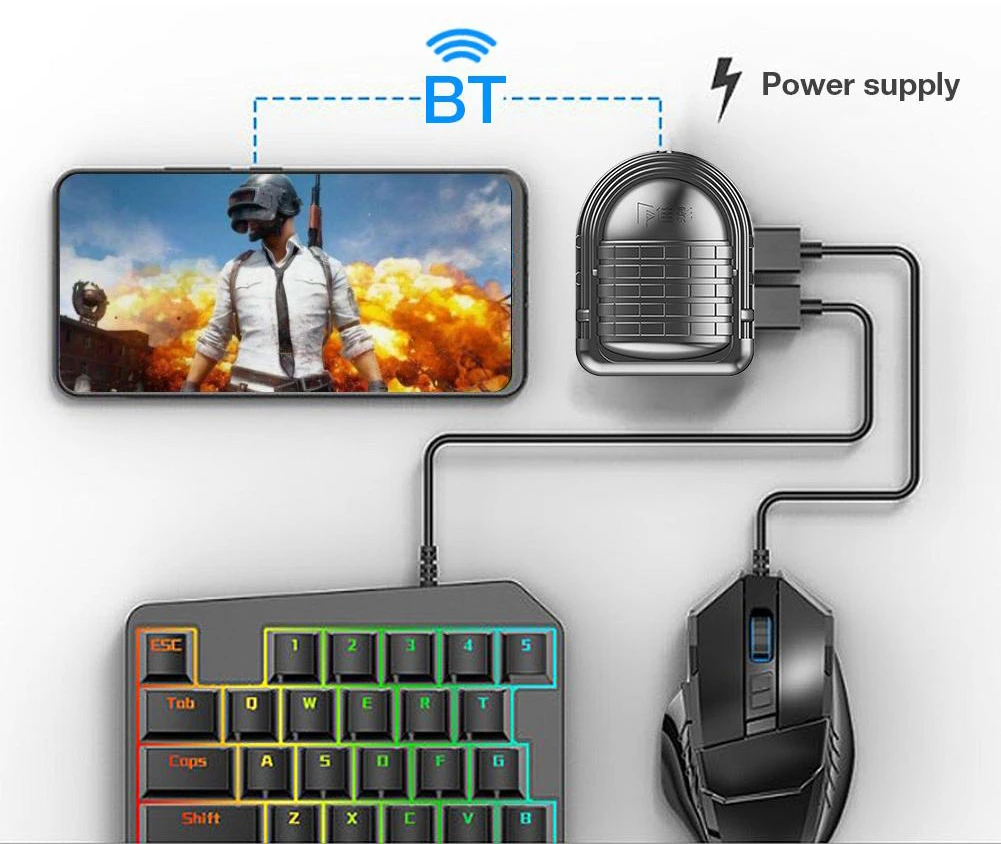 G Mix 3 ゲームパッド Pubg バトルドック Pubg コントローラタラキーボードマウス変換用 Fps ゲーム Aliexpress Consumer Electronics