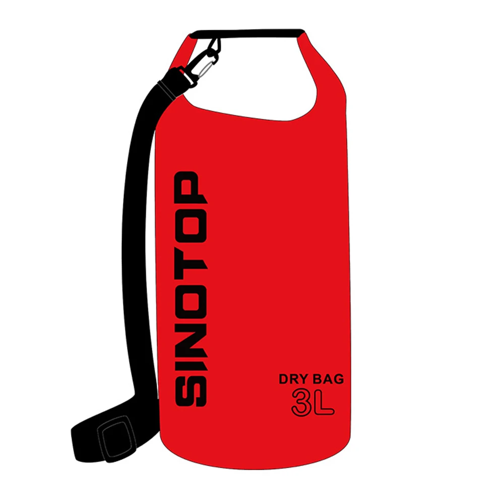 3л водонепроницаемая сумка для трекинга на реках, спортивные пляжные сумки для плавания, походные сумки с карманом, лето 211001 - Цвет: Red