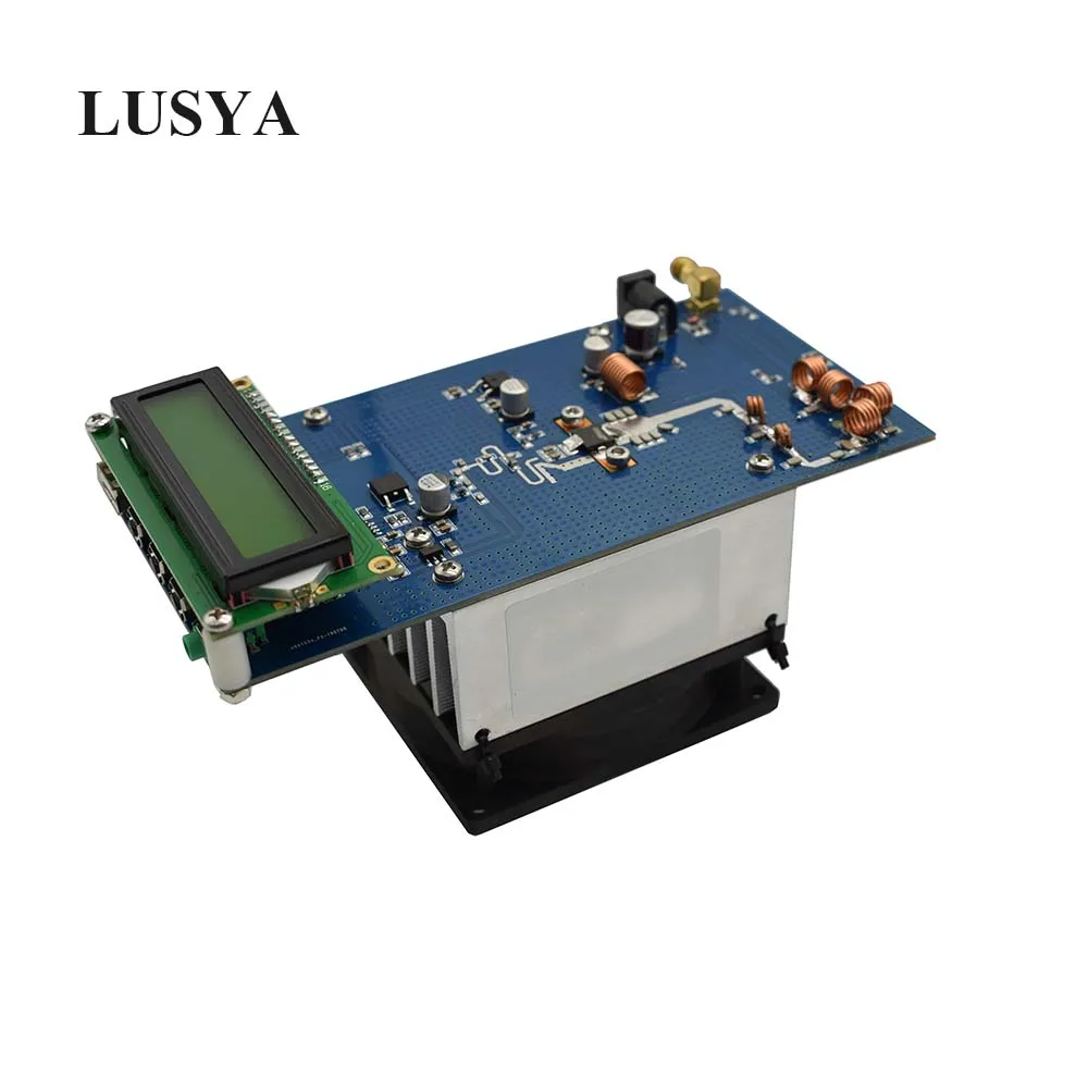 Lusya 50W максимальный до 70W 87,5 M-108 MHz стерео RF усилитель fm-передатчика с вентилятором радиостанции модуль DC 12-13,8 V 10A H4-002
