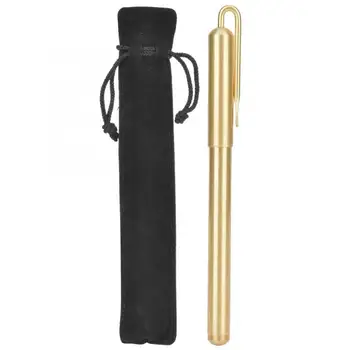 

Multi-functional Brass Ball Point Pen Non-Slip Business Signature Writing Pen 12.2cm