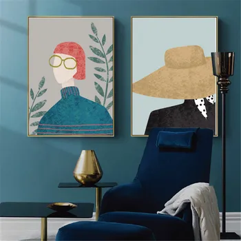 

Custom Poster Shopping Girl#h Canvas Wall Art Picture Set Posters Home Decor Prints Abstract Prints for Room20-0923-4