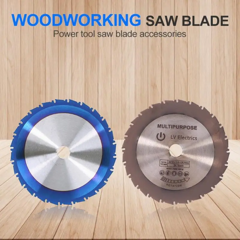 

80 Teeth Wood Saw Blade Sharp Wear Resistance Durable Fine Workmanship High Speed Steel Grinder Wheel Professional Cutting Tool