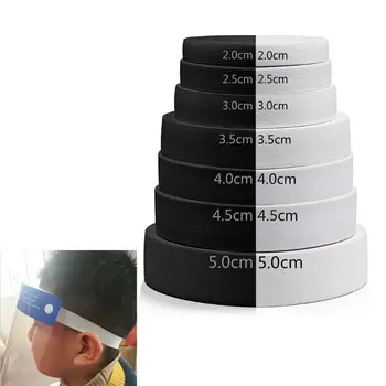 

42m DIY Face Mouth Mask 2/2.5/3/3.5/4/4.5/5cm Flat Wide Elastic Cord Sewing Band
