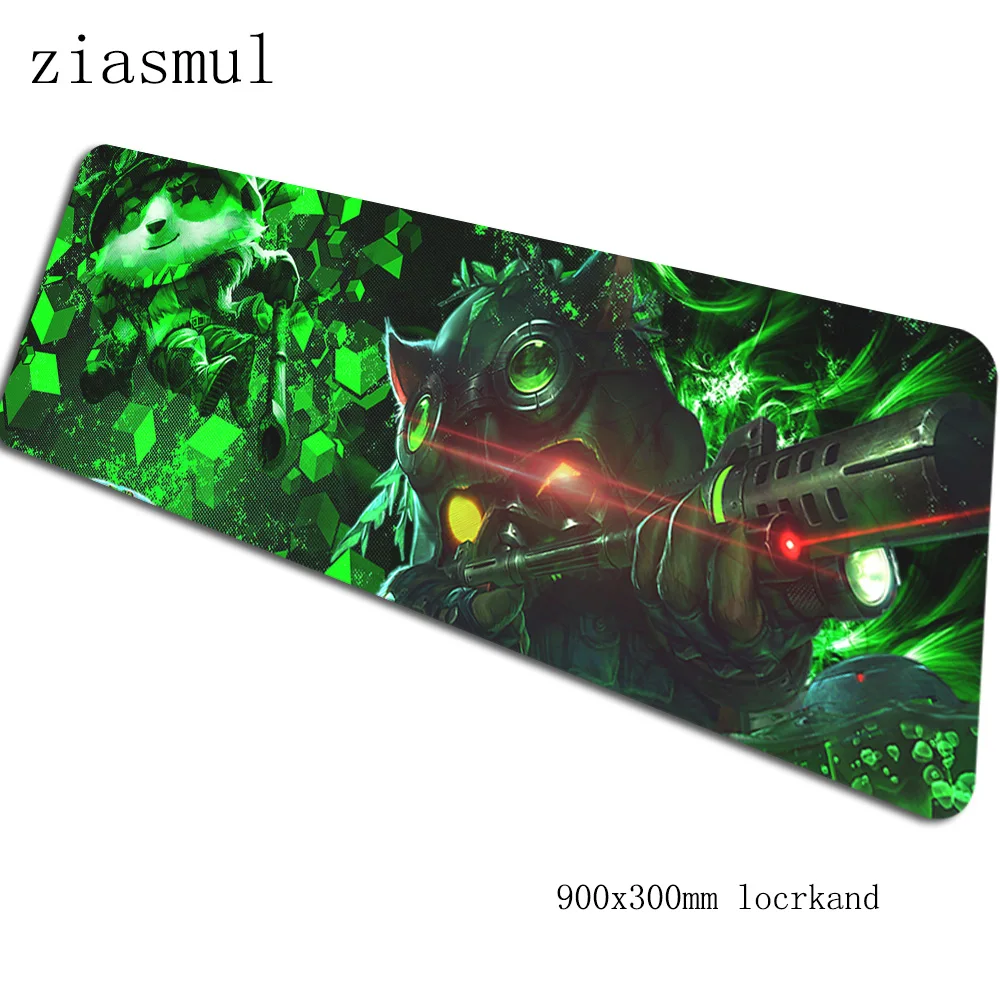 Teemo коврик для мыши 90x30 см компьютерный коврик для мыши locrkand padmouse большой с обработанным краем Коврик Для Мыши Эргономичный гаджет офисные настольные коврики - Цвет: Size 900x300x2mm