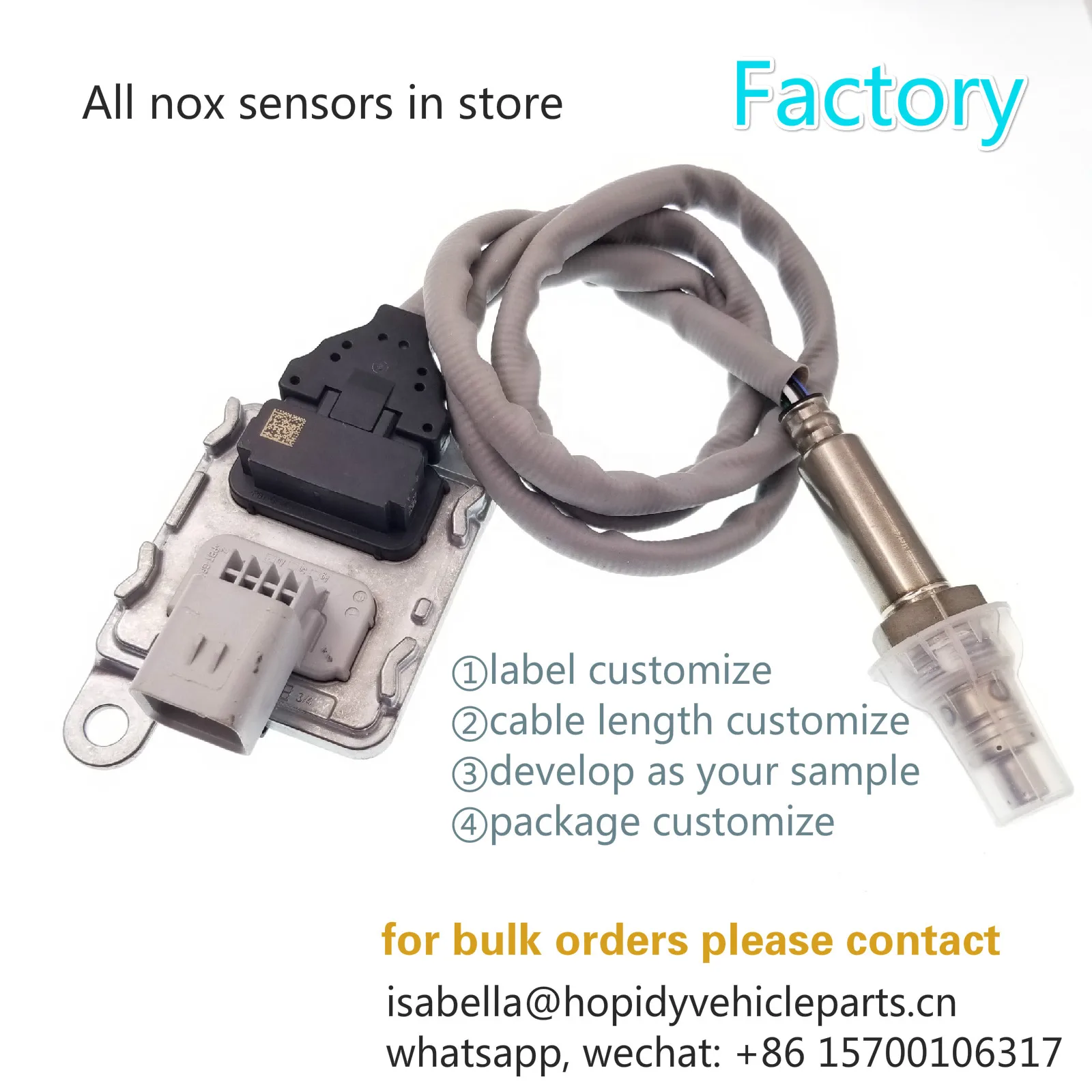 NOX sensor 5WK96614I FOR ISUZU VOLVO 117 120 Series 5WK9 6614I - www ...