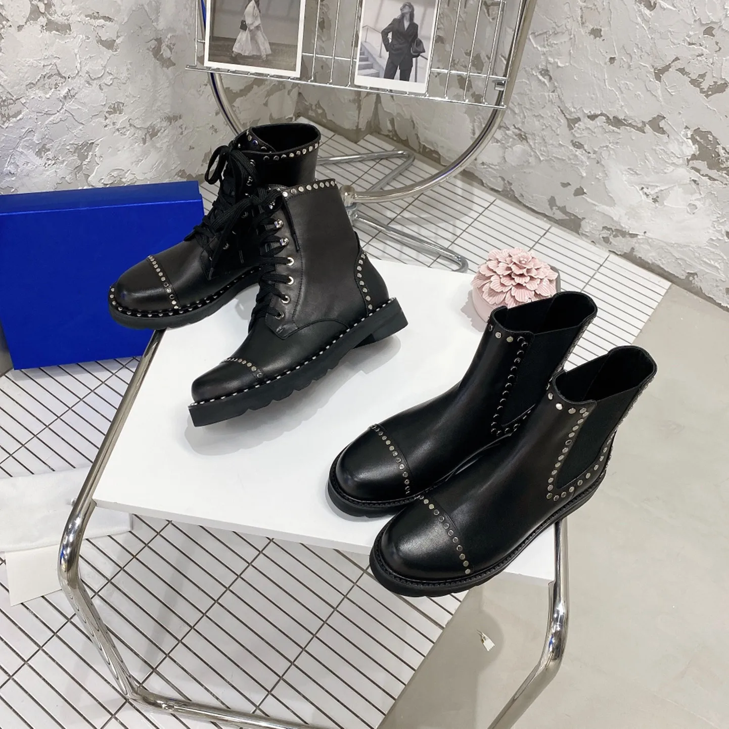 コピー 女性用の装飾的な靴 丸いつま先の靴 本革 プラットフォーム ヒール Size35 41 別注 Blog Mojeambulance Cz