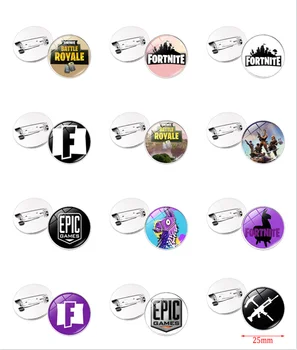 

Fortnites Cartoon Game Cute BroochPins Badges Coat Decorative Couple Pin Brooches for Boy Kid Child Hat Backpack Accessories Pin