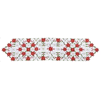 

Christmas Embroidered Table Runner Tablecloth Tablecloth Multi-Purpose Towel New Polyester Placemat