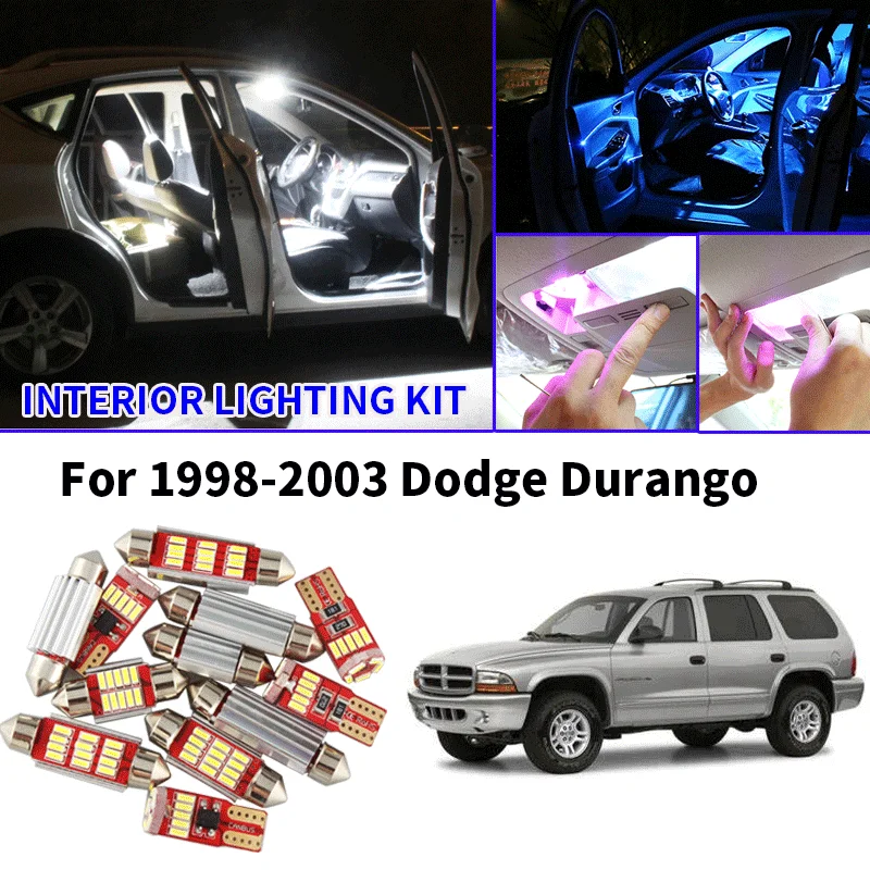 9x Canbus Error Free LED Interior Light 