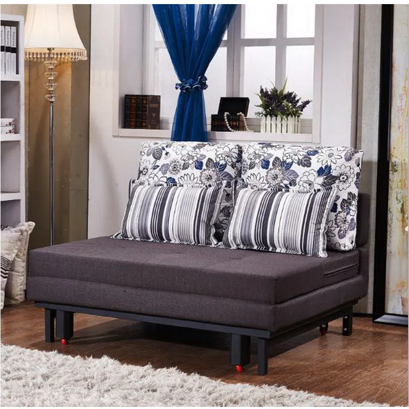  260325/1.45m/High-density sponge/Foldable sofa bed/Lazy living room leather art sofa furniture/Home