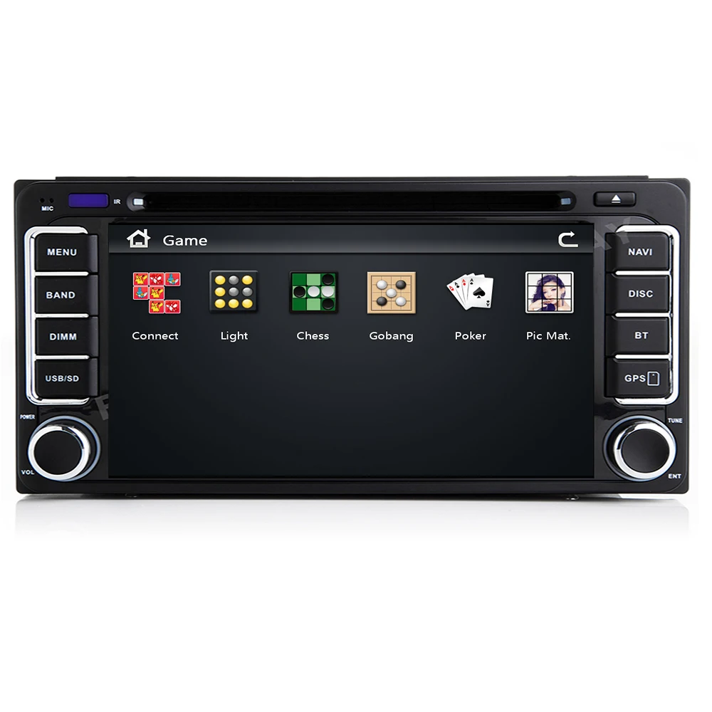 Clearance 2 DIN car dvd gps for toyota hilux prado corolla camry rav4 yaris Vios directions 2003 2004 2005 2006 2007 2008 rear view camera 3