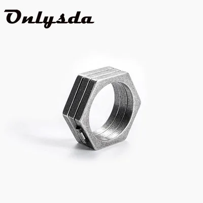 Onlysda 316L из нержавеющей стали скандинавские Викинги винтажные мужские кольца античные модные панк геометрические украшения для пальцев оптом OSR187