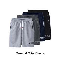 Pantalones cortos informales para hombre, prenda de vestir, de talla grande, a la moda, paquete de 4 colores, para correr, 2020