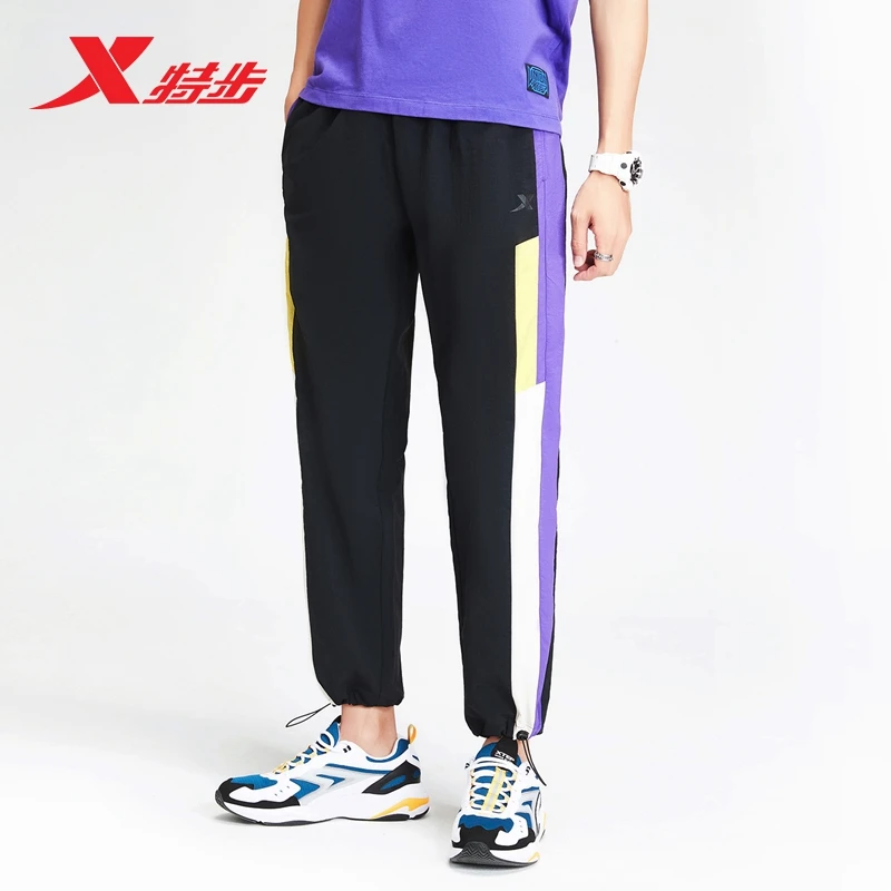

Xtep men's summer sports breathable casual pants men's running pants knitted sports comfortable 880129490112