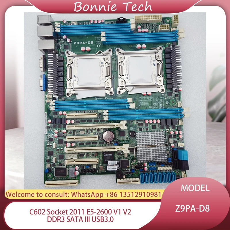 Z9PA-D8 для материнской платы ASUS C602 Socket 2011 E5-2600 V1 V2 DDR3 SATA III USB3.0 | Компьютеры и офис
