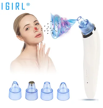 

IGIRL Microdermabrasion Blackhead Remover Vacuum Suction Face Pimple Acne Comedone Extractor Facial Pores Cleaner Skin Care