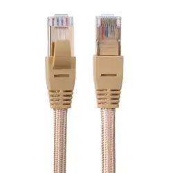 Высокая скорость UTP Улучшенный Cat7 Ethernet Патч-Кабель Ethernet сетевой кабель Патч-корд для ПК ноутбук U/FTP LAN черный