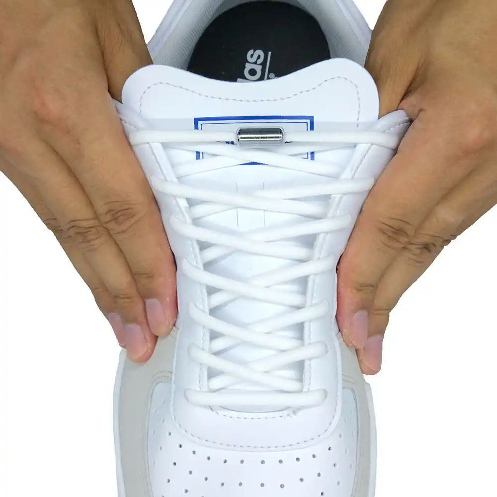 tenis com cadarço de elastico infantil