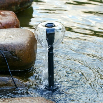

Hot 110/220V Submersible Water Pump with IPX8 LED Light for Aquarium Fish Tank Pond Garden Music Fountain Decoration 3 Spray Noz