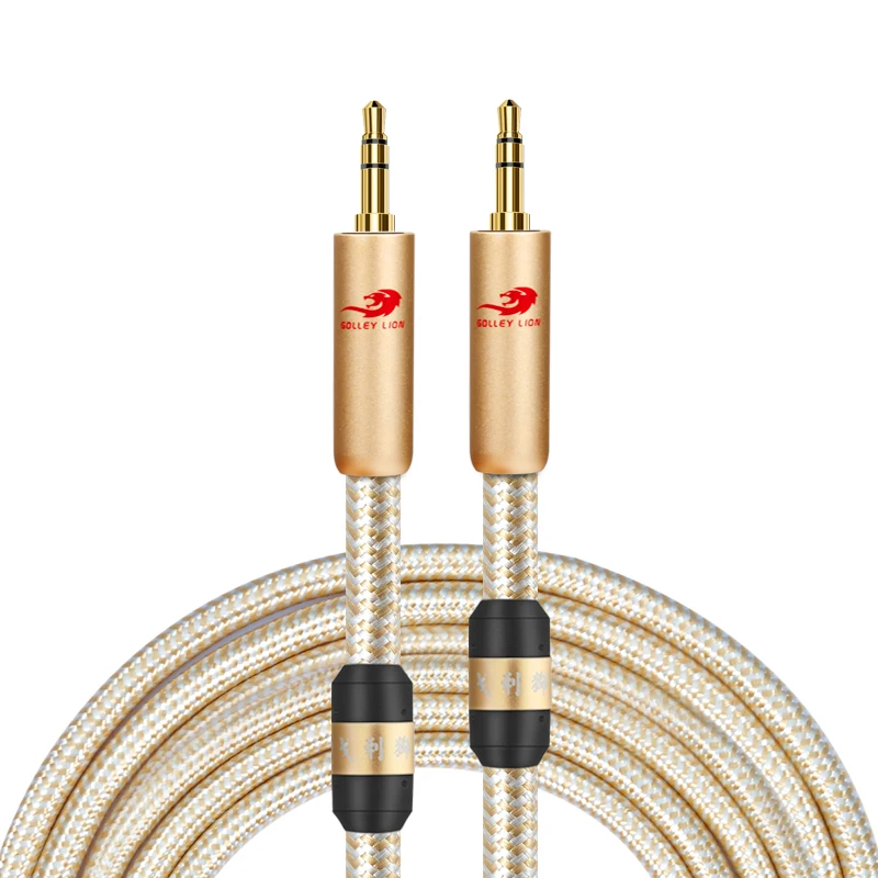 HIFI 1 8 3 5 to 3 5 AUX Cable for Amplifier PC Phone Headphone Car Mini Jack 3 5mm to 3 5mm Audio Cable Male to Male Shielded