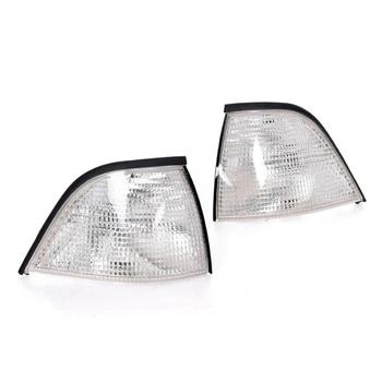 

Clear Lens Car Front Corner Lamps Turn Signal Light Sidelights for BMW E36 3-Series 1992-1998