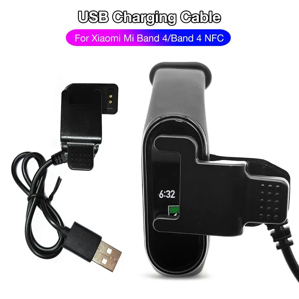 

High-quality TPE USB Charging Cable Disassembly-free Cable Charger Adapter For Xiaomi Mi Band 4 NFC