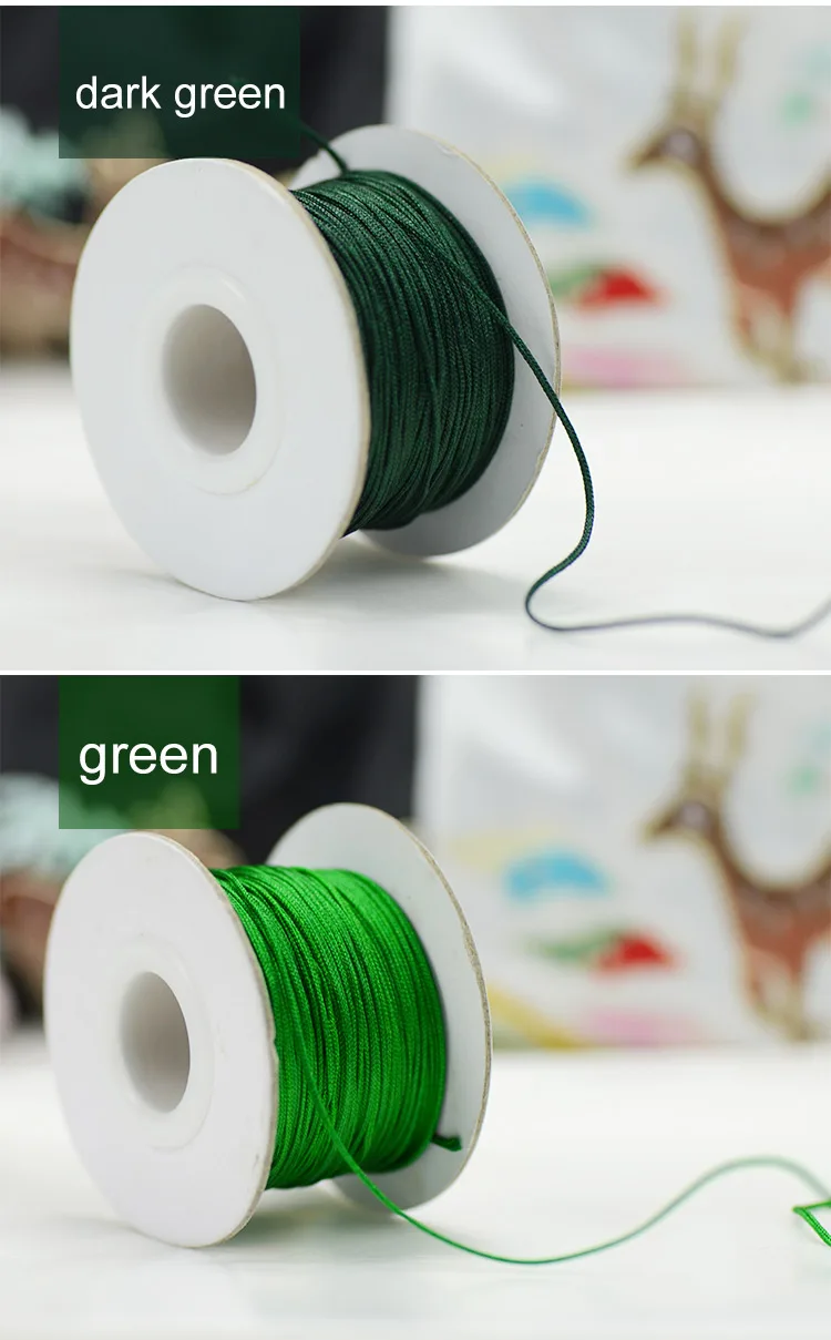 0,8 мм мягкий макраме Шелковый Атласный нейлоновый шнур веревка для DIY браслета ювелирные изделия бисер плетеная нить китайский узел