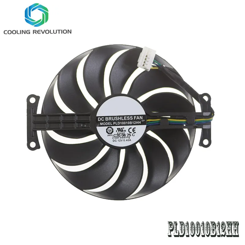Gráficos Ventilador para Asus Gtx 1650 Ph-gtx1650-o4gd6-p ph 95 mm Pld10010b12hh Fdc10u12d9-c Dc12v 6pin - Imagem 2