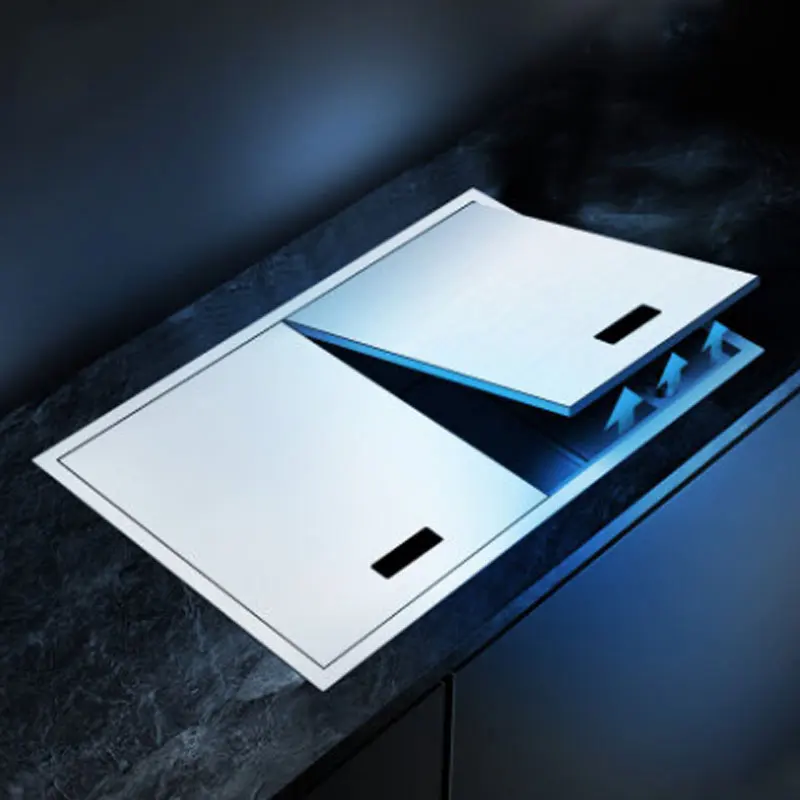 С крышкой контакт умный Лифт угол скрытая нержавеющая сталь раковина большой