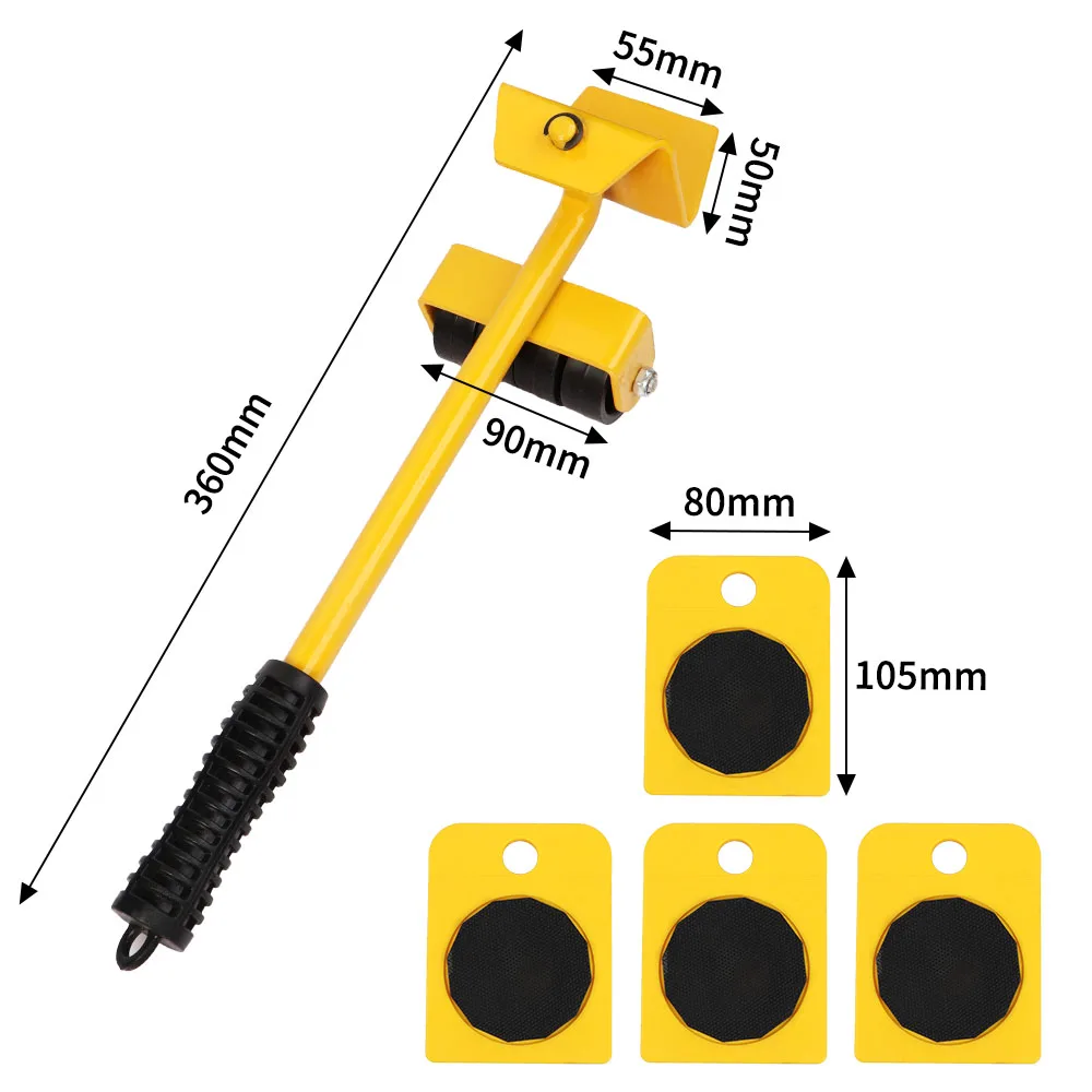 pesados móveis rolo mover ferramenta conjunto barra
