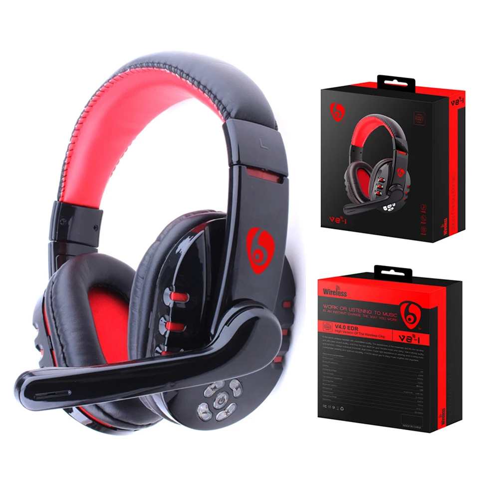Cuffie Bluetooth Wireless Con Auricolari Micphone Cuffie Per Musica Basso Per Ps4 Play Station 4 Computer Di Chat Per Pc Da Gioco