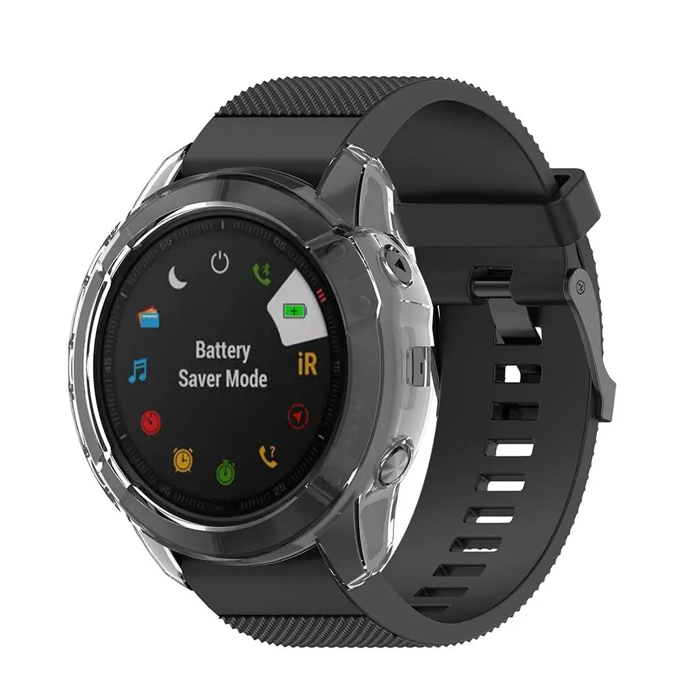 Ультратонкий Мягкий ТПУ защитный чехол для Garmin Fenix 6X Смарт-часы защита от падения силиконовый чехол s