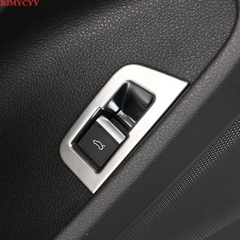 

BJMYCYY Automobile tailgate trunk switch button ABS decorative frame for Audi Q7 2016-2019