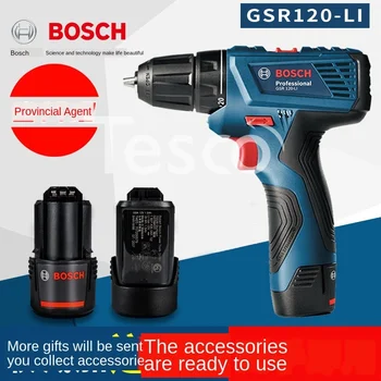 Online Charging Mini Electric Hand Drill Jack Gsr120-li Electric Screwdriver 12V Double Lithium Battery