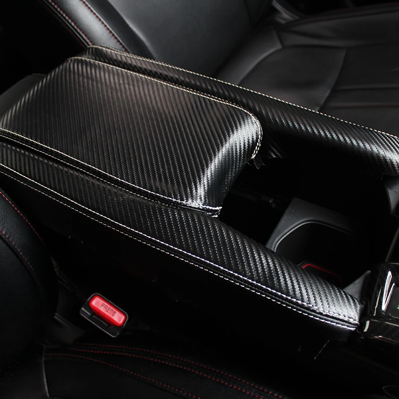 PU подлокотник коробка Защитная крышка декоративная модификация для Honda Civic отделка по центру