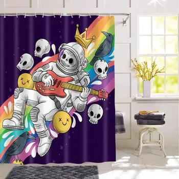 

MTMETY Modern cartoon Shower Curtain 3D Print Bathroom Waterproof Polyester Octopus Washable Bath Decor Curtains Douchegordijn