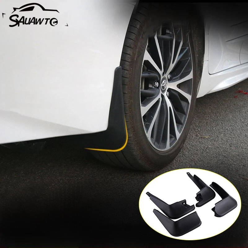 4PCS Plastic Mud Flaps Splash Guards Fender Mudguard For TOYOTA CAMRY 2018