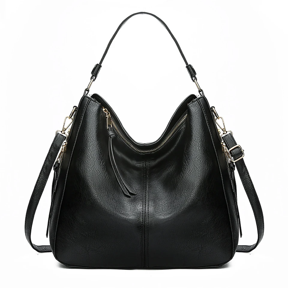 

Luxury Designer Women Handbag Large Capacity Soft PU Ladies Shoulder Crossbody Bags High Quality Female Daily Travel Casual Tote