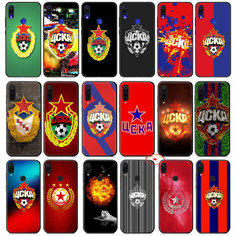 PFC CSKA Moscow Soft Silicone Case for Xiaomi Redmi Note 8 7 6 5 Pro 4X 5A Cover |