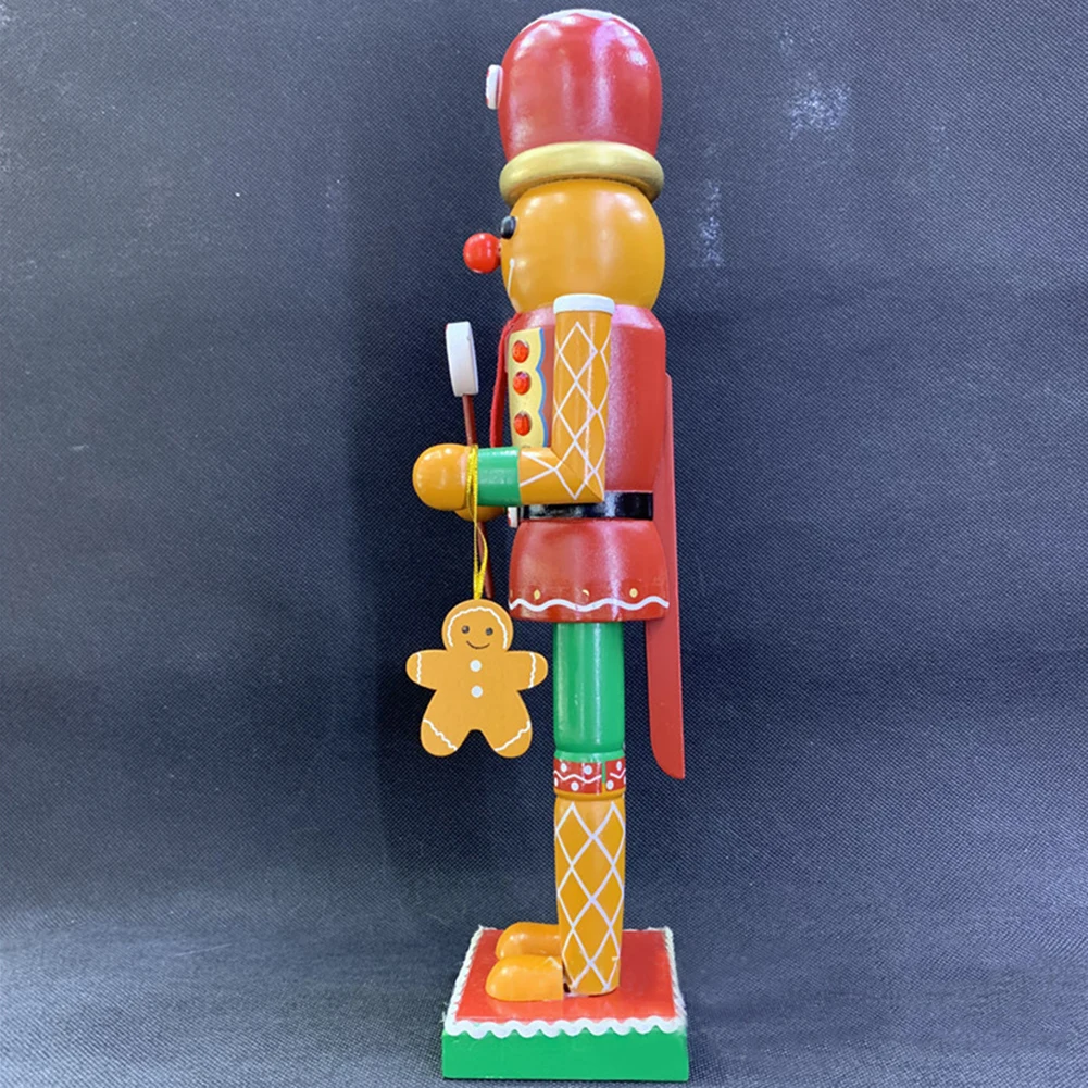 35cm Christmas Nutcracker Doll Wooden Cartoon Walnut Puppet Christmas Tree Decoration Accessories for Home Holiday Party #CW 35cm Christmas Nutcracker Doll Wooden Cartoon Walnut Puppet Christmas Tree Decoration Accessories for Home Holiday Party #CW