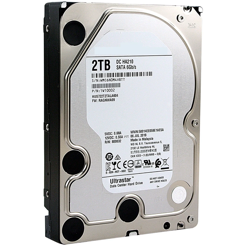 ο  HDD WD 2 ׶Ʈ 3.5 SATA 6 ⰡƮ/ 128MB 7200RPM  ϵ ũ HUS722T2TALA604    HDD