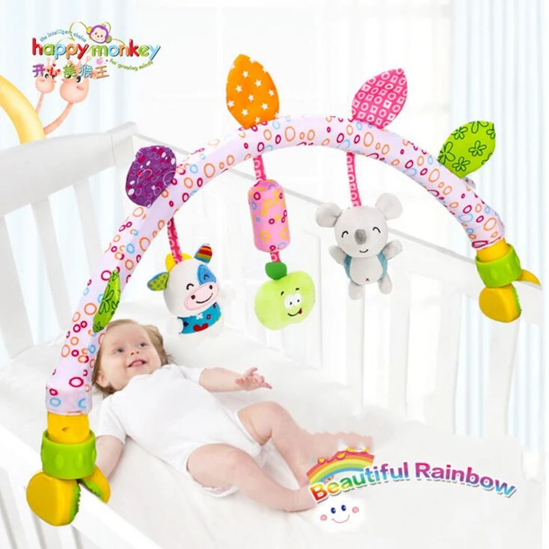 gerucht Pornografie Laboratorium Pasgeboren Baby Kinderwagen Auto Clip Leuke Rammelaars Baby Speelgoed  Draaibank Opknoping Seat & Wandelwagen Speelgoed Reizen Mobiele Zacht Bed  Opknoping 40% Off|Baby rammelaars & mobielen| - AliExpress