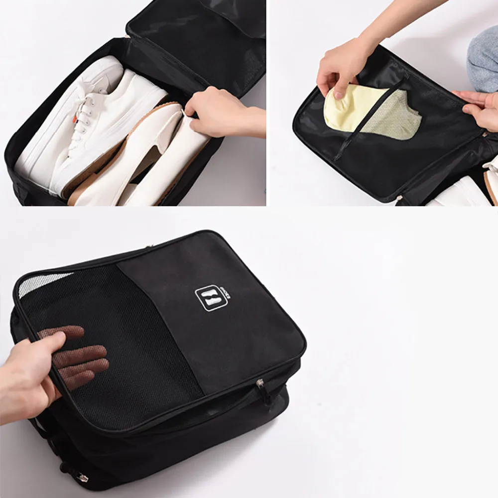 Portable Shoe Bag Multifunction Outdoor Travel Tote Storage Case Organizer #4R14 (7)