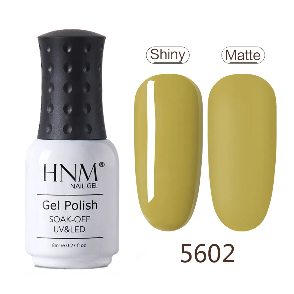 NYG5602 HNM 8 мл jam серия УФ-гель для ногтей Блестящий/матовый эффект дизайн ногтей замочить от матового верхнего покрытия светодиодный Полупостоянный Гель-лак - Цвет: NYG5602