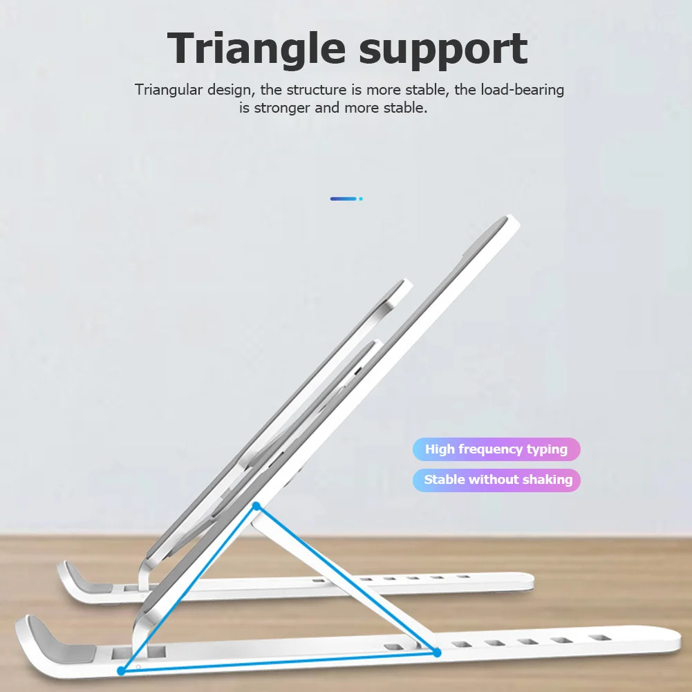 Портативная подставка для ноутбука складная до 15 6 дюймов Macbook Pro охлаждающий