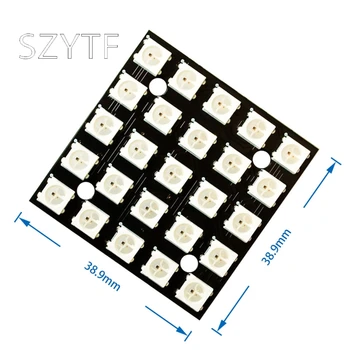 

25 bit WS2812B 5 * 5 bit full color 5050 RGB LED driving boards lantern