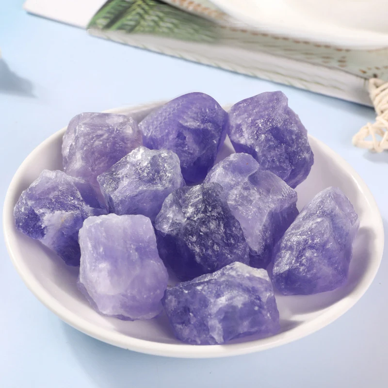 

100g Natural Rough Amethyst Stone Raw Purple Quartz Healing Energy Natural Minerals Reiki Stone Garden Decoration Aquarium Decor