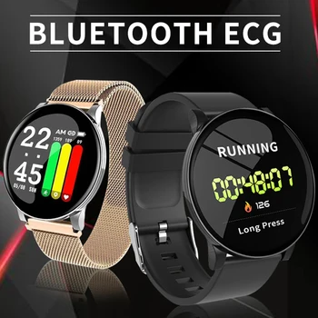 

Sport Smart Watch Bracelet Waterproof with Bp Blood Oxygen Men Women Fitness Tracker for Running Cycle Sports Rose Gold Milanese