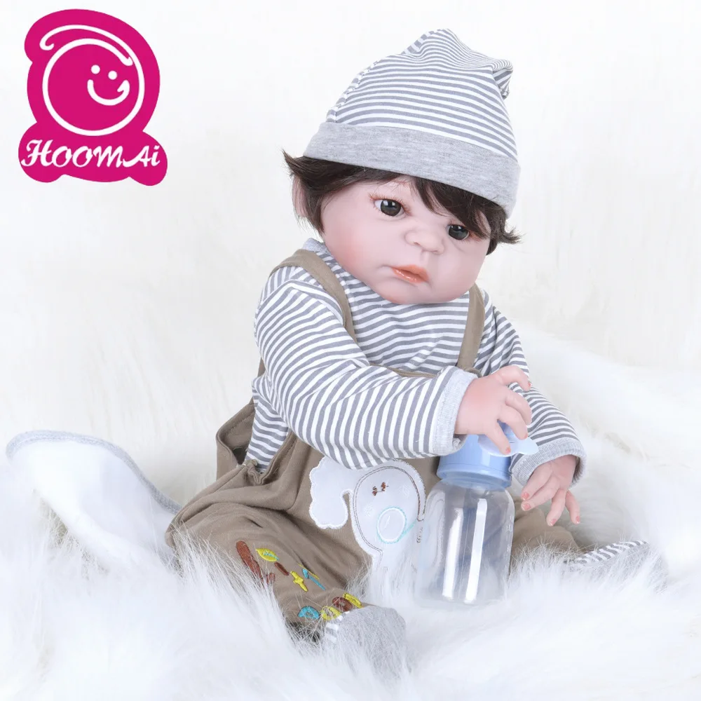 55 см Кукла реборн ручной работы мягкий винил BeBe Reborn для девочек 22 дюймов Reborn Младенцы Куклы Дети Playmate Dropshiping