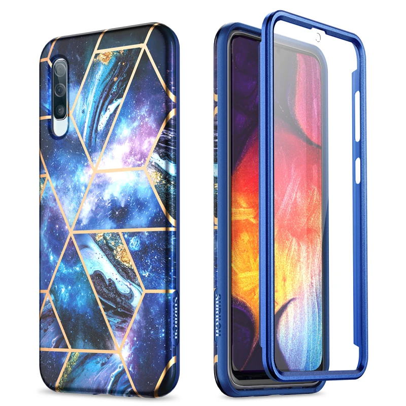 Для Samsung Galaxy S9 S10 Note9 9 10 plus S10e A50 мраморный Бампер Защитный чехол встроенный